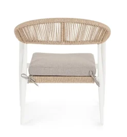 Bizzotto POLTRONA C-BR C-C JANDIA BIANCO/BEIGE