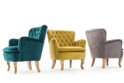 Outlet Bizzotto POLTRONA COLOR SENAPE - ORLINS