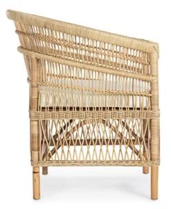 Sale Bizzotto POLTRONA CON CUSCINO IN FIBRE NATURALI - JOSEFINA