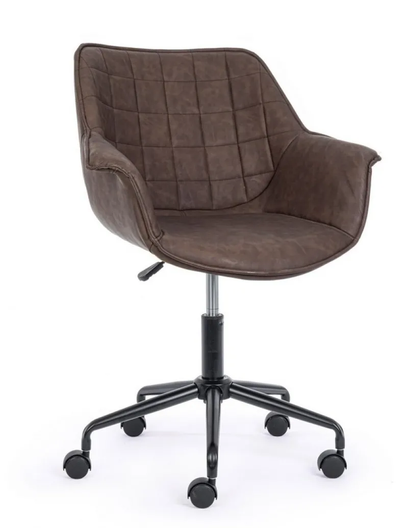Bizzotto POLTRONA DA UFFICIO MARRONE - JOSHUA