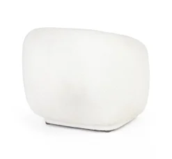 New Bizzotto POLTRONA EFFETTO BOUCLE' BIANCO - TECLA