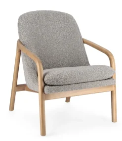 New Bizzotto POLTRONA EFFETTO BOUCLE' STONE - ELAIDE