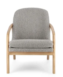 New Bizzotto POLTRONA EFFETTO BOUCLE' STONE - ELAIDE