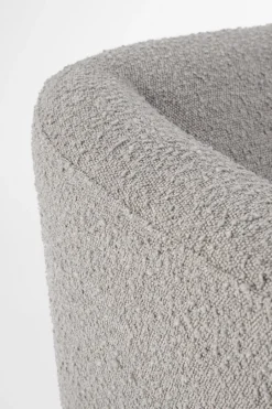 Best Bizzotto POLTRONA EFFETTO BOUCLE' GRIGIO - CLAUDINE