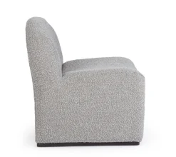 Best Bizzotto POLTRONA EFFETTO BOUCLE' GRIGIO - BASSILLA