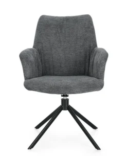 New Bizzotto POLTRONA GIREVOLE ALEXANDER GRIGIO SCURO