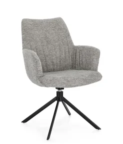 Hot Bizzotto POLTRONA GIREVOLE ALEXANDER GRI CENERE