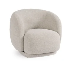 Bizzotto POLTRONA GIREVOLE BRITTANY NATURALE