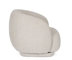Bizzotto POLTRONA GIREVOLE BRITTANY NATURALE