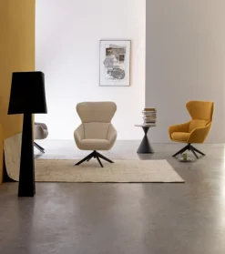 Online Bizzotto POLTRONA GIREVOLE HAILEY SENAPE