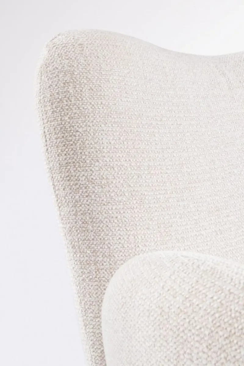 Bizzotto POLTRONA GIREVOLE HARPER BIANCO