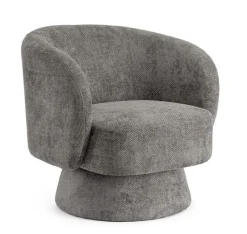Bizzotto POLTRONA GIREVOLE JULIENNE GRIGIO SCURO