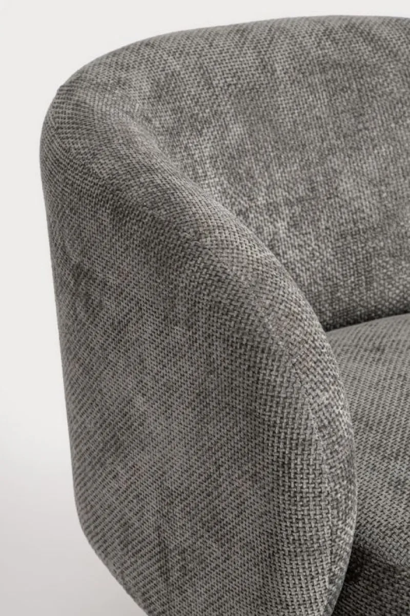 Bizzotto POLTRONA GIREVOLE JULIENNE GRIGIO SCURO