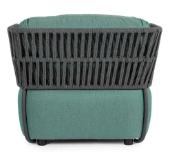 Discount Bizzotto POLTRONA IN ALLUMINIO ANTRACITE - PALMER