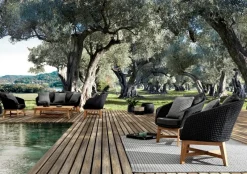 Outlet Bizzotto POLTRONA IN CORDA PER ESTERNO ANTRACITE - COACHELLA