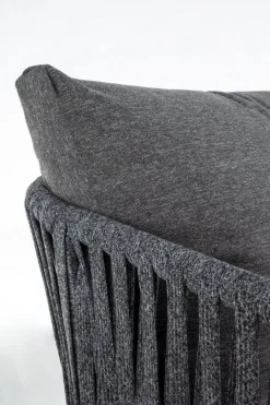 Discount Bizzotto POLTRONA IN CORDA PER ESTERNO ANTRACITE WG21 - FLORENCIA