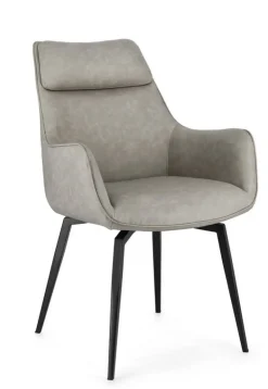 Hot Bizzotto POLTRONA IN ECOPELLE TORTORA - LAWRENCE