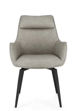 Hot Bizzotto POLTRONA IN ECOPELLE TORTORA - LAWRENCE