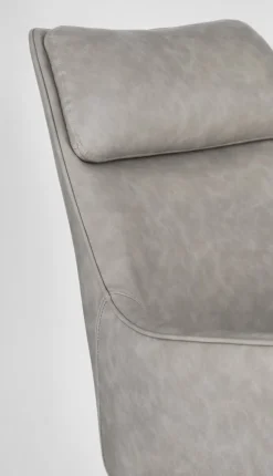 Hot Bizzotto POLTRONA IN ECOPELLE TORTORA - LAWRENCE