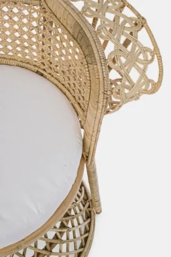 Sale Bizzotto POLTRONA IN FIBRE NATURALI SFODERABILE NATURALE - PEACOCK