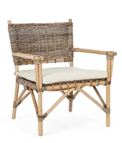 Online Bizzotto POLTRONA IN FIBRE NATURALI CON CUSCINO - TARIFA