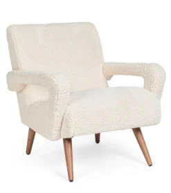 New Bizzotto POLTRONA IN LEGNO BIANCA - BERNA