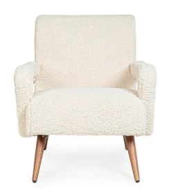 New Bizzotto POLTRONA IN LEGNO BIANCA - BERNA