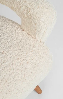 New Bizzotto POLTRONA IN LEGNO BIANCA - BERNA