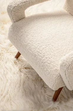 New Bizzotto POLTRONA IN LEGNO BIANCA - BERNA