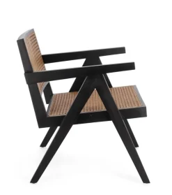 New Bizzotto POLTRONA IN LEGNO NERO - GALIA