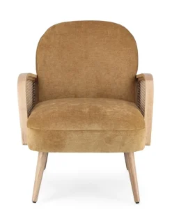 Outlet Bizzotto POLTRONA IN LEGNO SENAPE - DALIDA