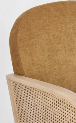 Outlet Bizzotto POLTRONA IN LEGNO SENAPE - DALIDA