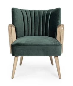 Best Bizzotto POLTRONA IN LEGNO VERDE - VIRNA
