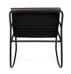 Outlet Bizzotto POLTRONA IN PELLE NERA - KARISMA