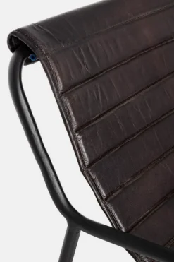 Outlet Bizzotto POLTRONA IN PELLE NERA - KARISMA