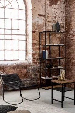 Outlet Bizzotto POLTRONA IN PELLE NERA - KARISMA