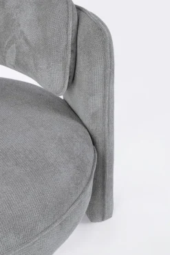 Discount Bizzotto POLTRONA IN TESSUTO GRIGIO - AISHA