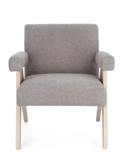 Online Bizzotto POLTRONA IN TESSUTO TORTORA - FAIZA