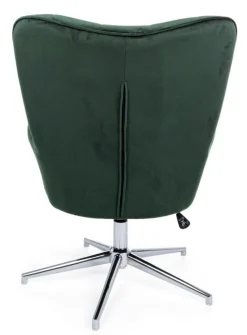 Clearance Bizzotto POLTRONA IN VELLUTO VERDE - FARIDA