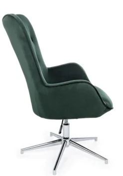Clearance Bizzotto POLTRONA IN VELLUTO VERDE - FARIDA