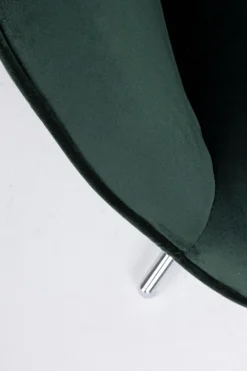 Clearance Bizzotto POLTRONA IN VELLUTO VERDE - FARIDA
