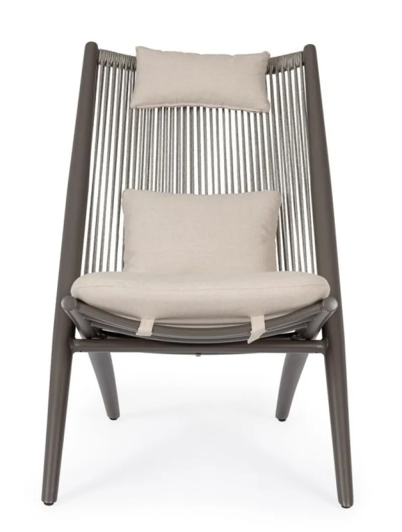 Bizzotto POLTRONA LOUNGE C-C ALOHA COCOA