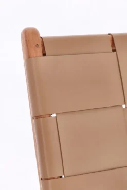 Online Bizzotto POLTRONA LOUNGE IN PELLE TORTORA - JOANNA