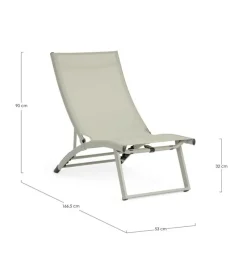 Discount Bizzotto POLTRONA LOUNGE RECL. TAYLOR BREEZE