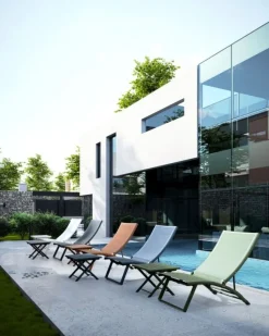 Clearance Bizzotto POLTRONA LOUNGE RECLINABILE PECAN - TAYLOR