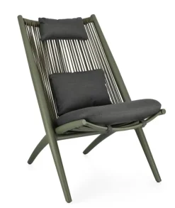Outlet Bizzotto POLTRONA LOUNGE VERDE - ALOHA