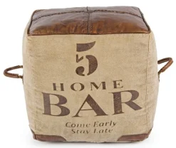 Online Bizzotto POUF IN PELLE - SANPARK FIVE