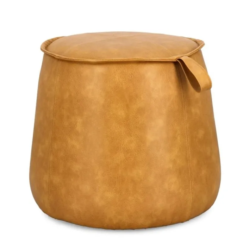 Discount Bizzotto POUF RUDINA SENAPE