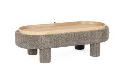 Online Bizzotto POUF TANYA C-VASS OVALE GRIGIO