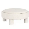 Hot Bizzotto POUF TANYA C-VASS TONDO BIANCO
